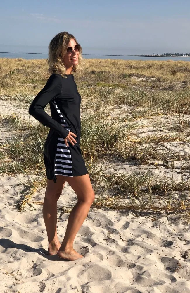 Cover Up Rashie Dress black
