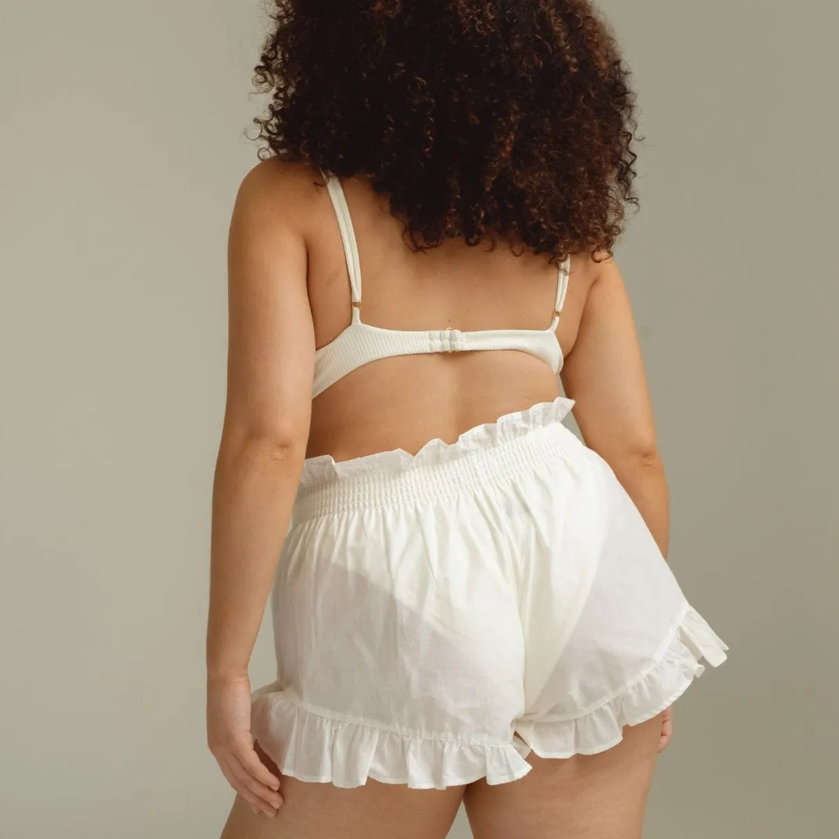 Cream Boho Short