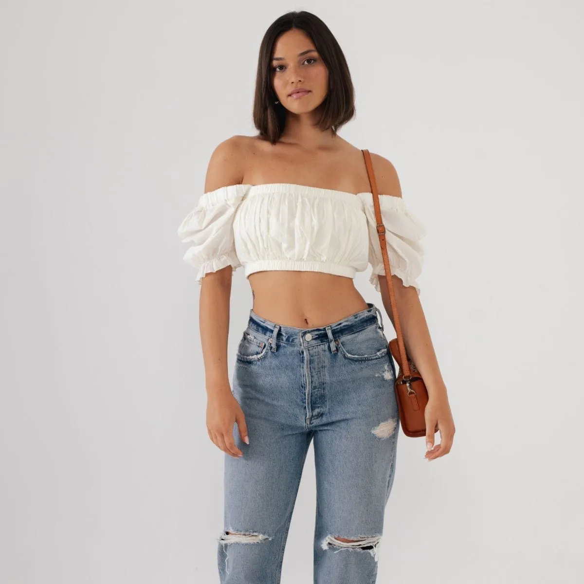 Cream Marcela Top