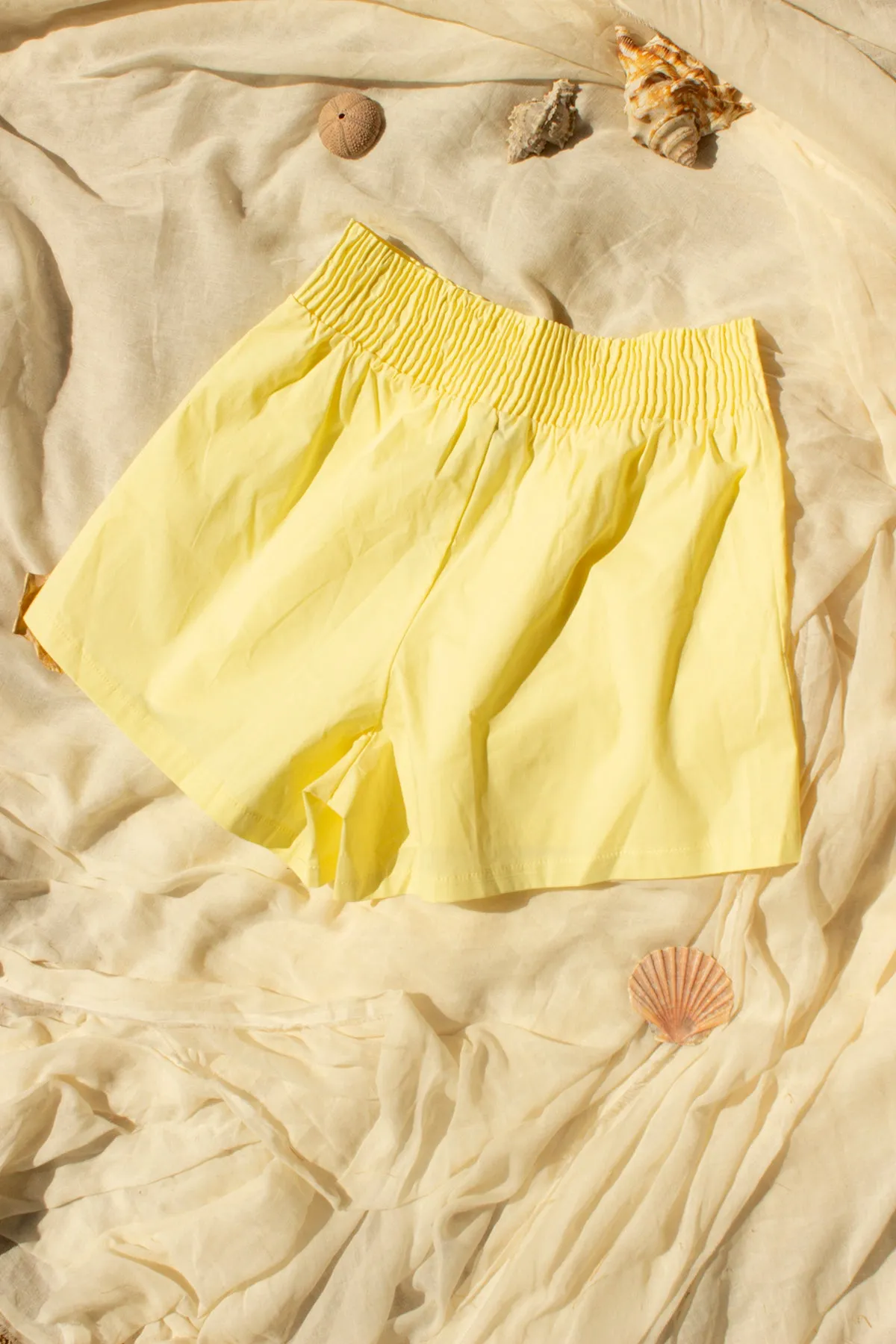 Crisp Ruched Top Colour Pop Shorts