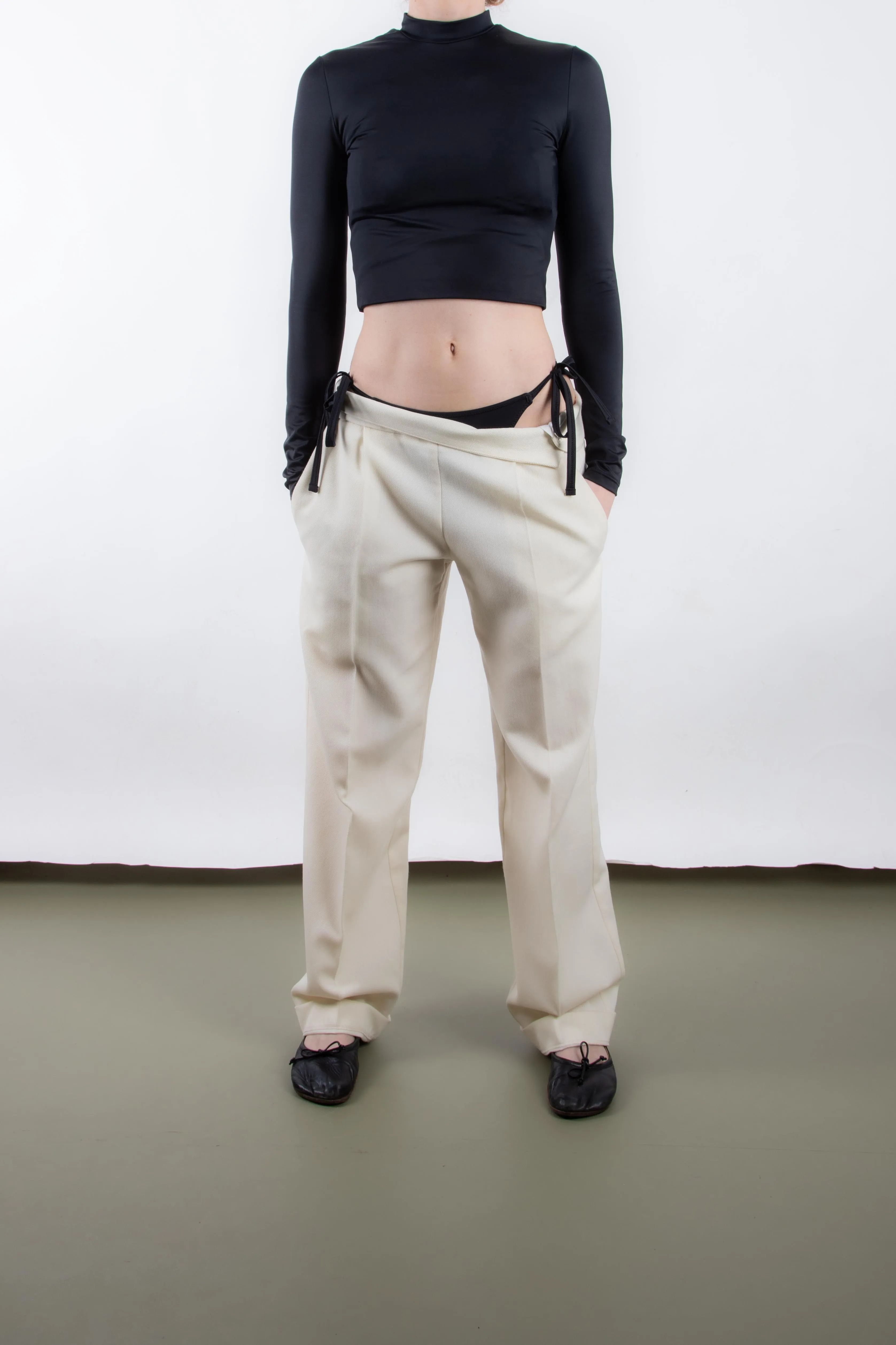 Cropped Rash Swim Top (PO)