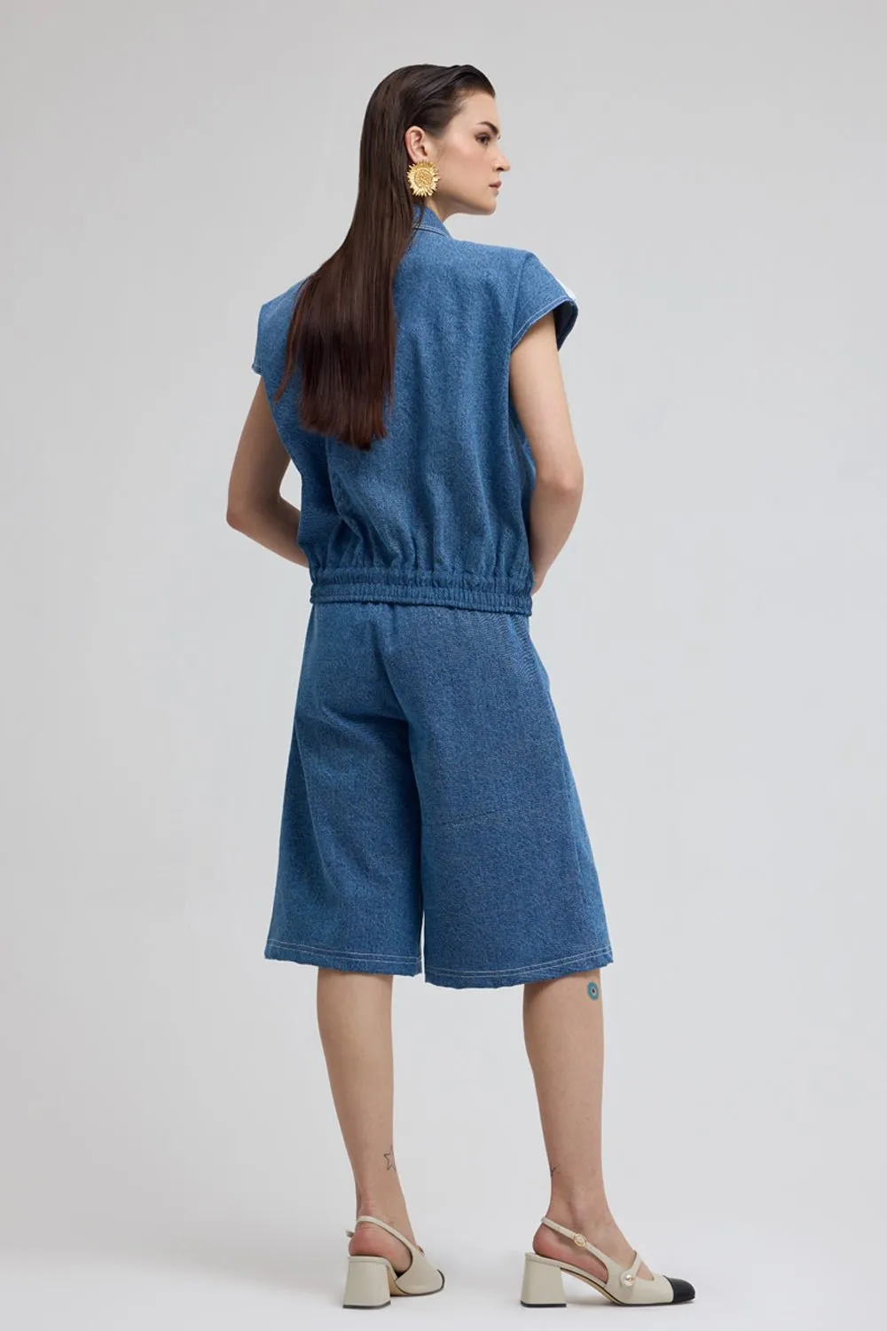 Cuba Applique Denim Co-ord Set