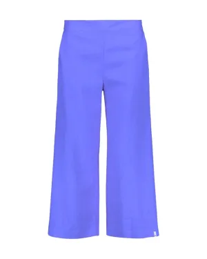 Culottes Linen Trousers Stonewashed Marina Blue