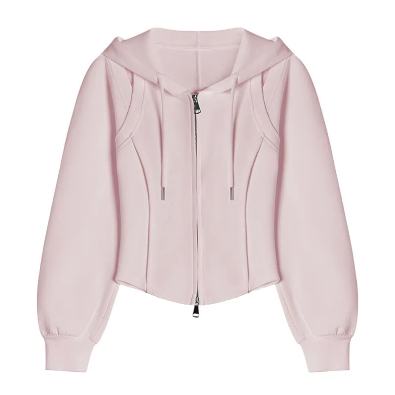 Cut-Out design Hooded Jacket / Trousers / Shorts