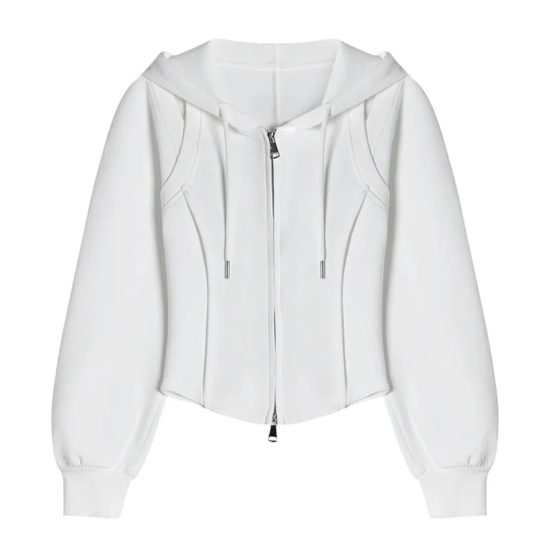 Cut-Out design Hooded Jacket / Trousers / Shorts