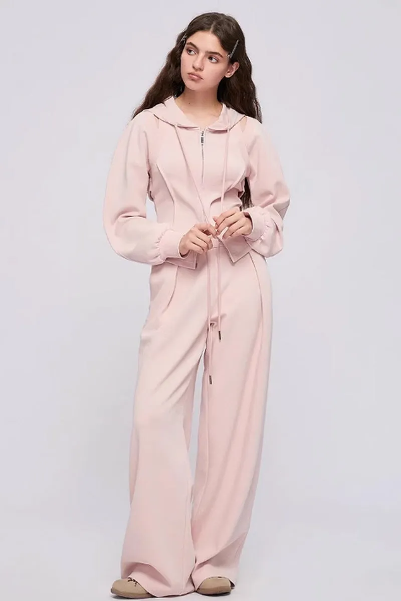 Cut-Out design Hooded Jacket / Trousers / Shorts
