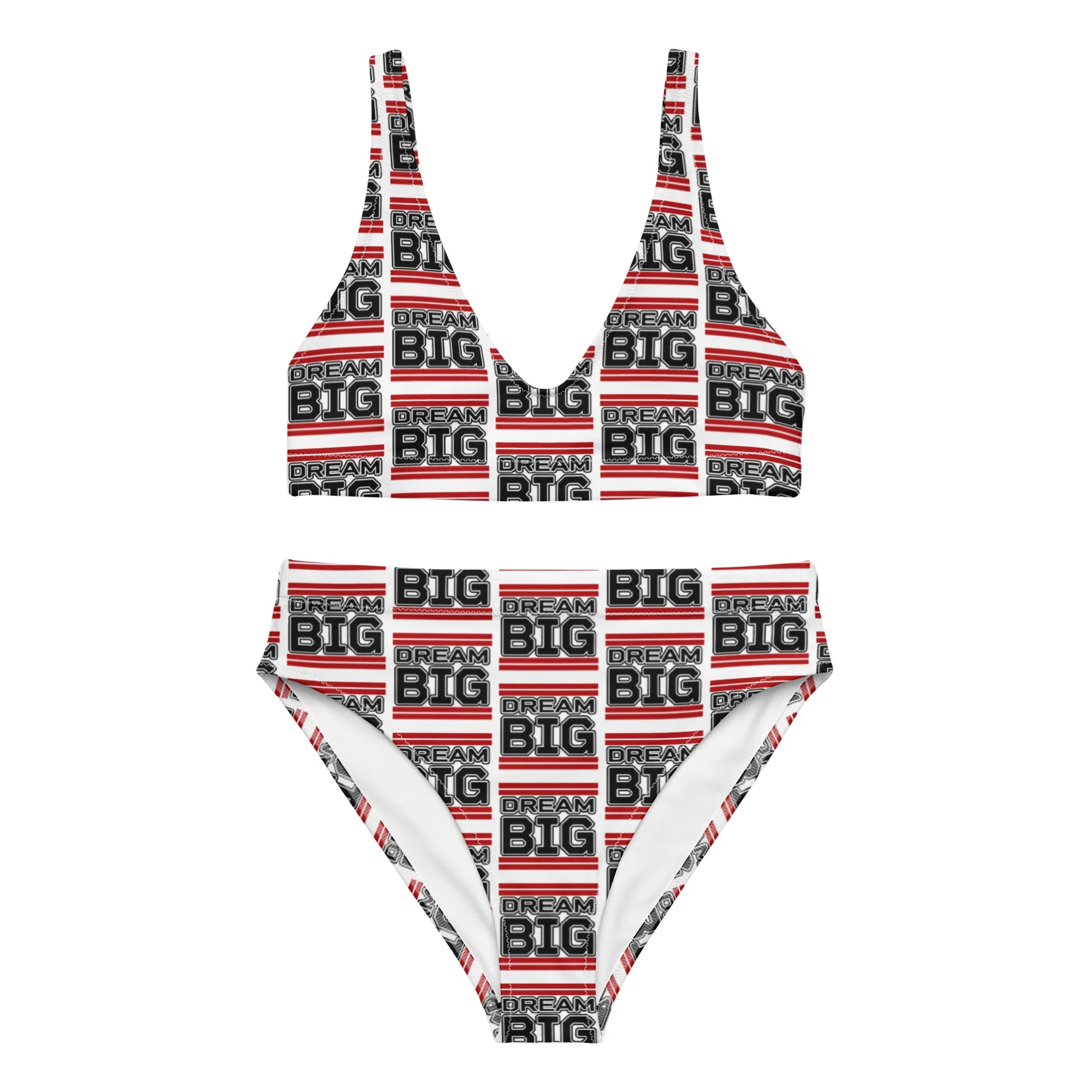 Eco-Friendly High-Waisted Bikini