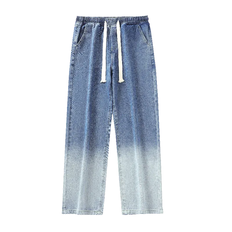 Elastic waist jeans-D90 | Inspanda
