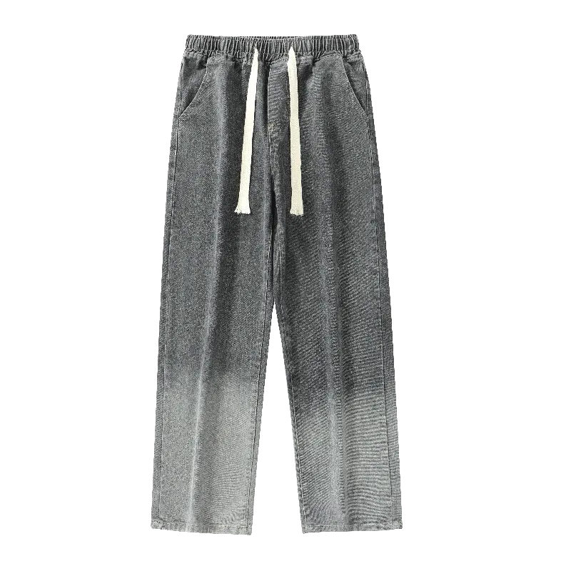 Elastic waist jeans-D90 | Inspanda