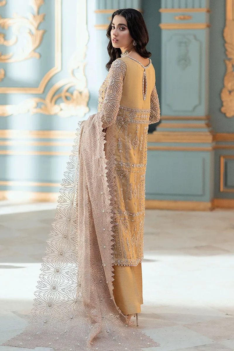 Elegant Fancy Salwar Kameez in Sun Yellow Shade #PF306