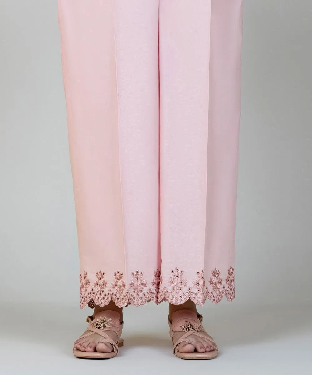 Embroidered Cambric Culottes