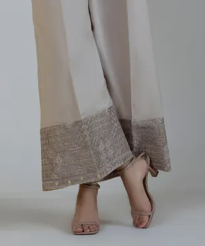 Embroidered Cambric Culottes