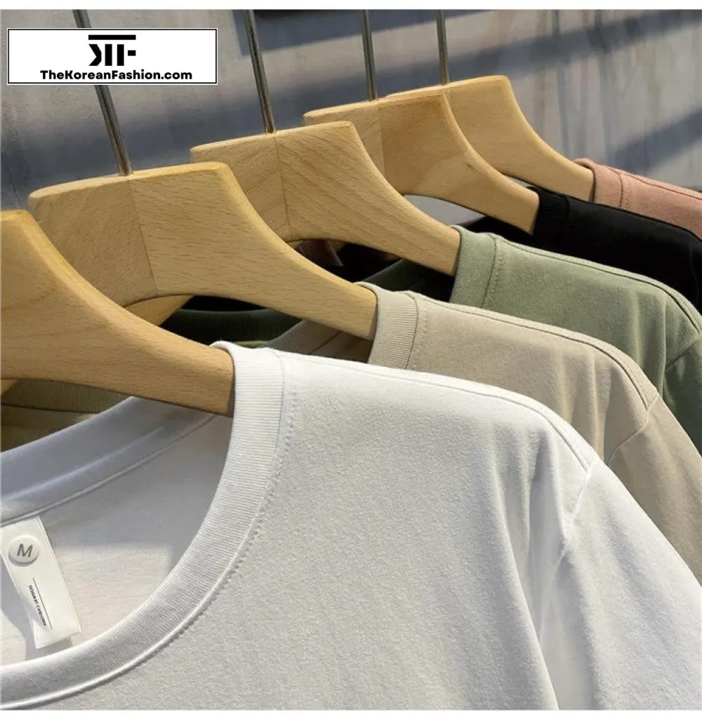Embroidery Round Neck T-Shirt