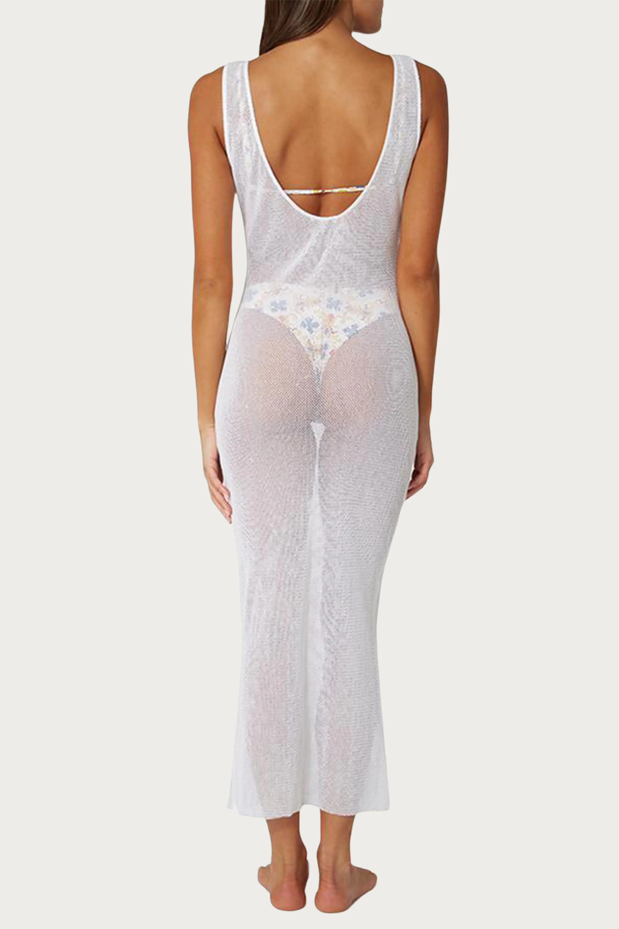 FISHNET MAXI DRESS