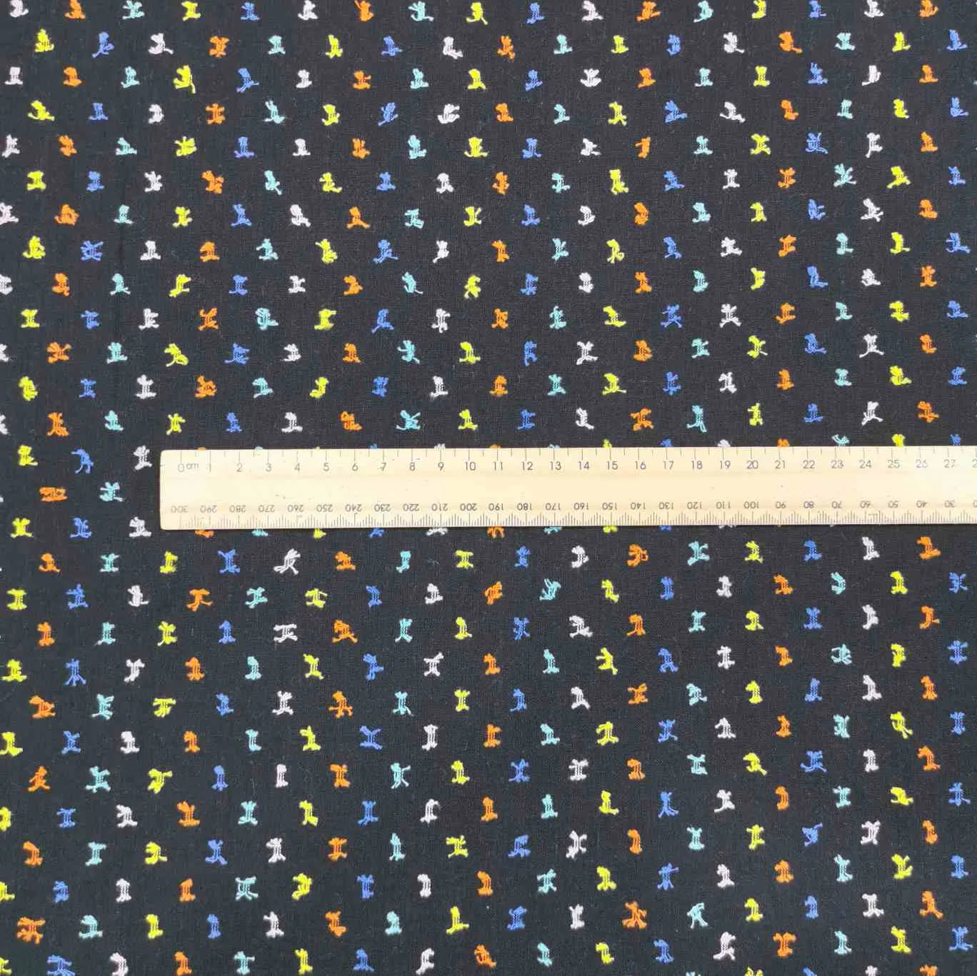Flicker Navy, Warp and Weft Ooh Lucky by Ruby Star Society