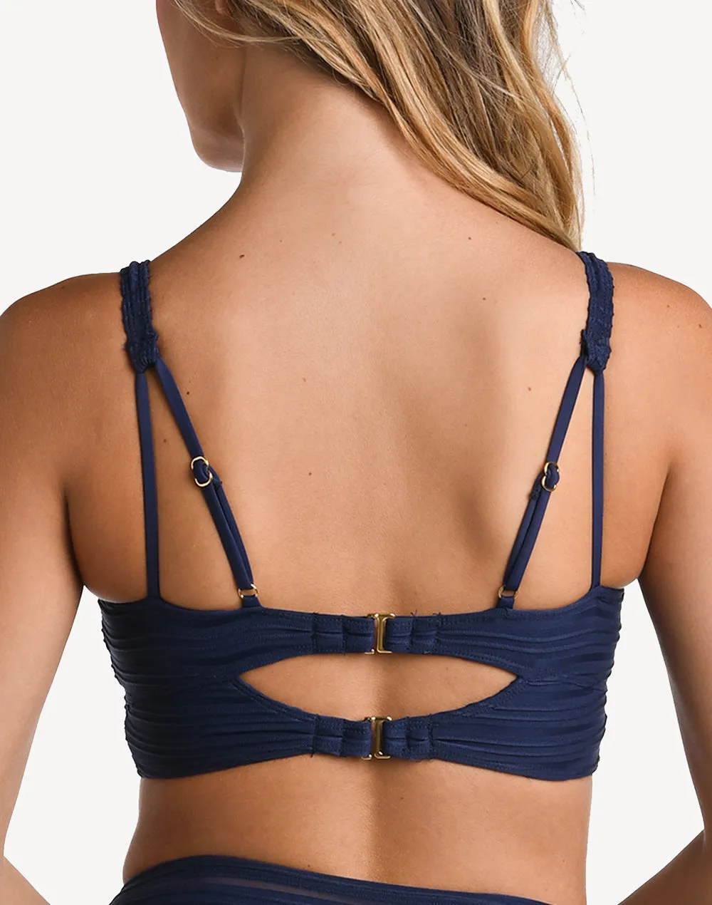Fluid High Neck Bikini Top