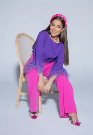 Folded Hem Wide Leg Culottes