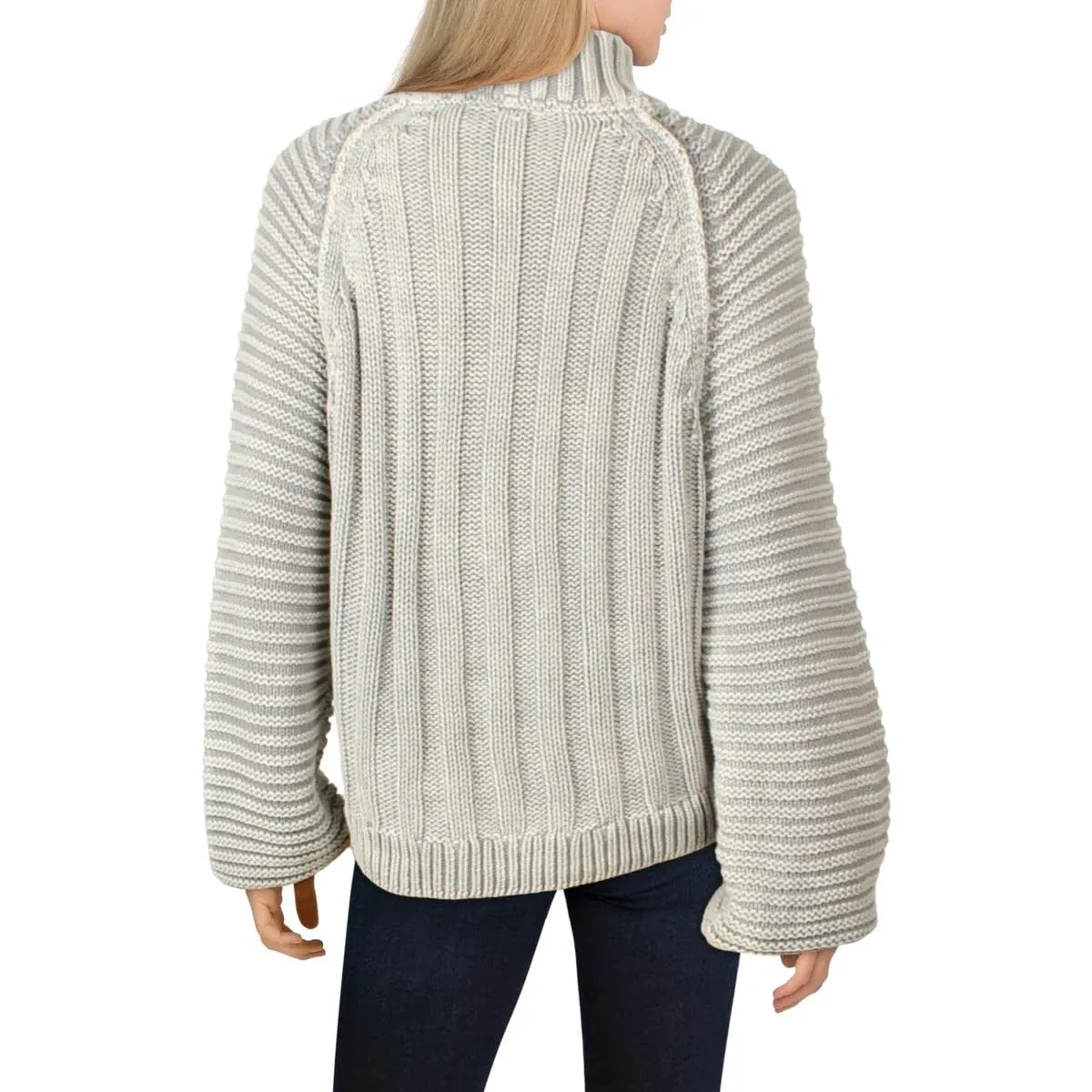 Free People Sweetheart Sweater Tungsten LG