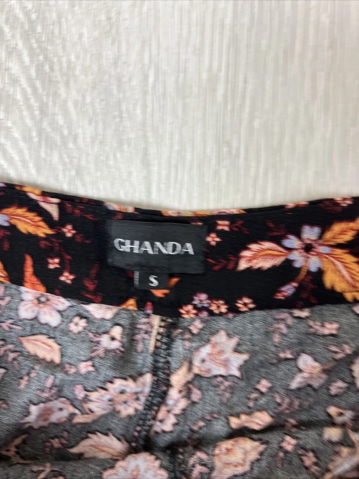 Ghanda Womens Viscose Wide Leg Pants Culottes Size Small