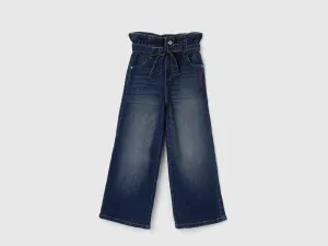 Girl's Solid Wide Leg Culottes