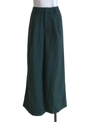 Green Long Wide Pants TTR