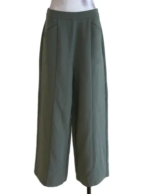 Green Wide Pants