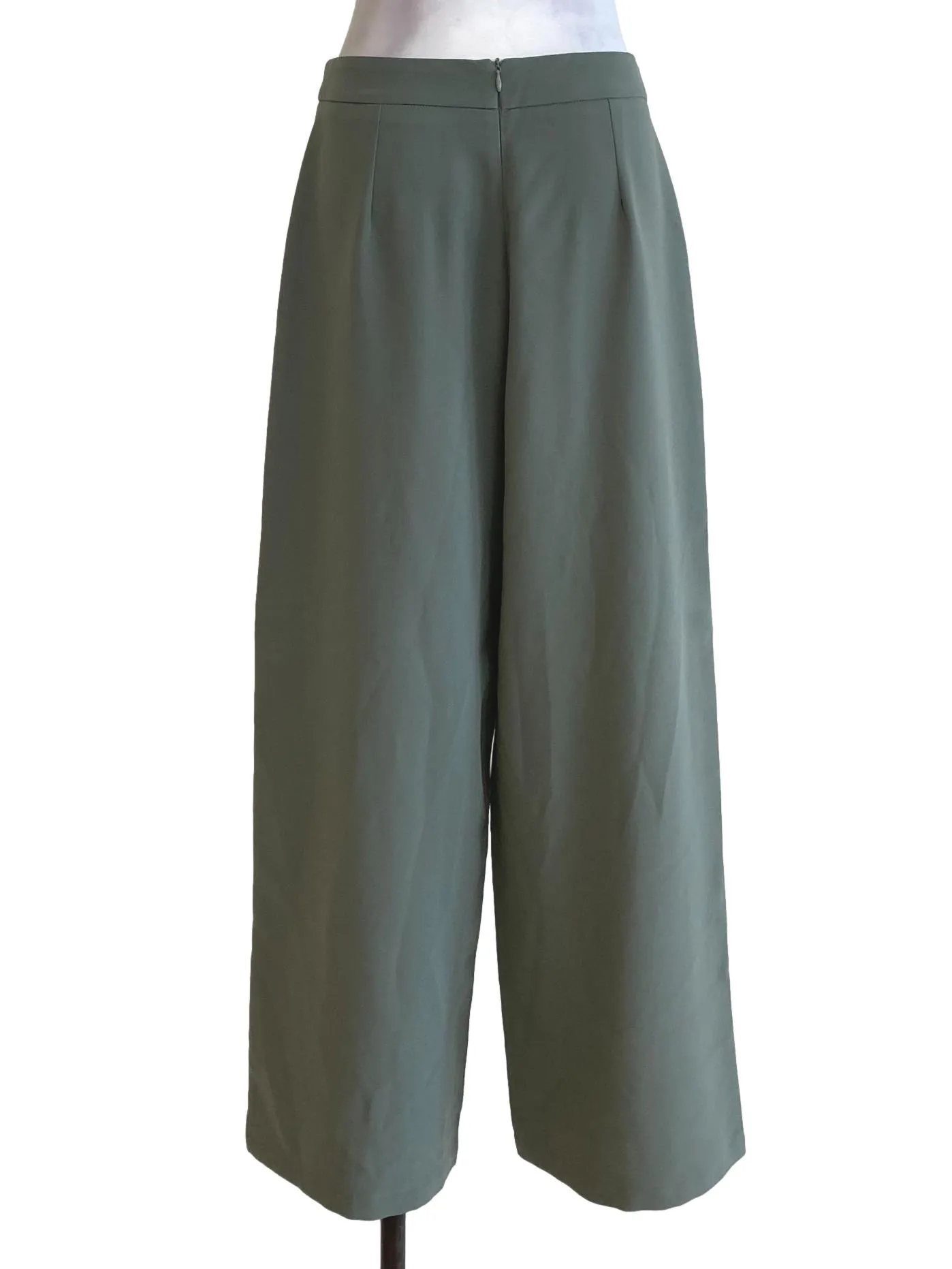 Green Wide Pants