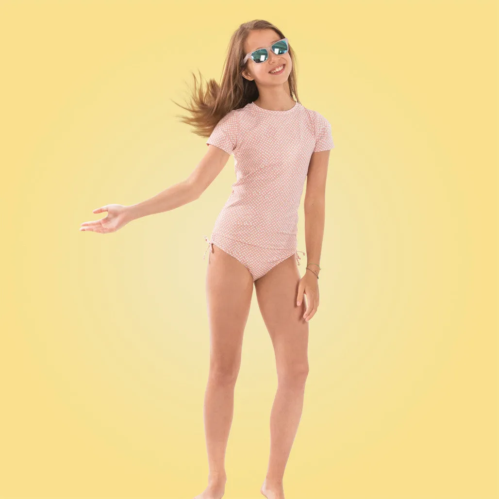 Hamptons Girls Rash Shirt Set - Strawberry Gelato