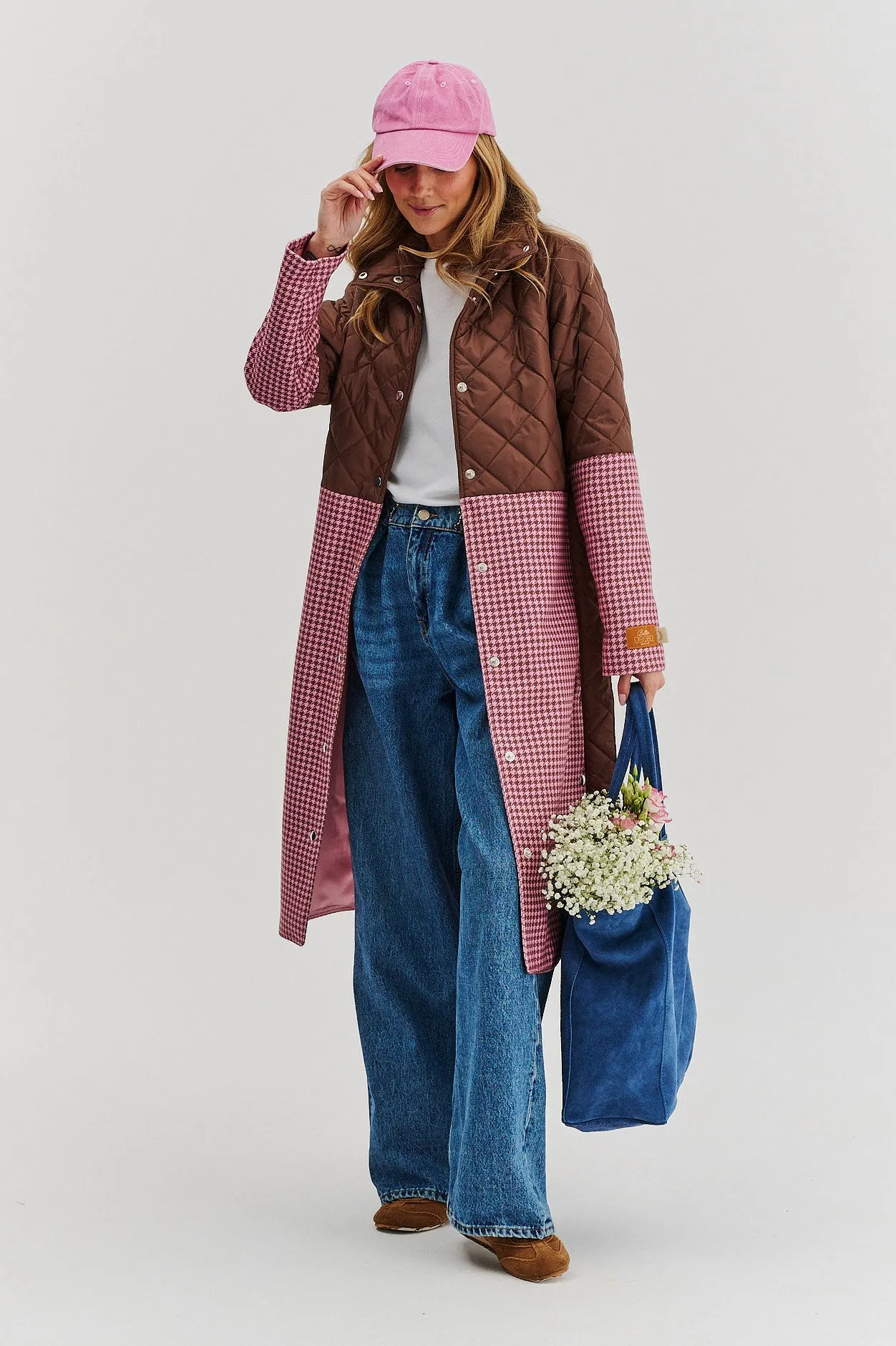 Harmony blended fabric coat