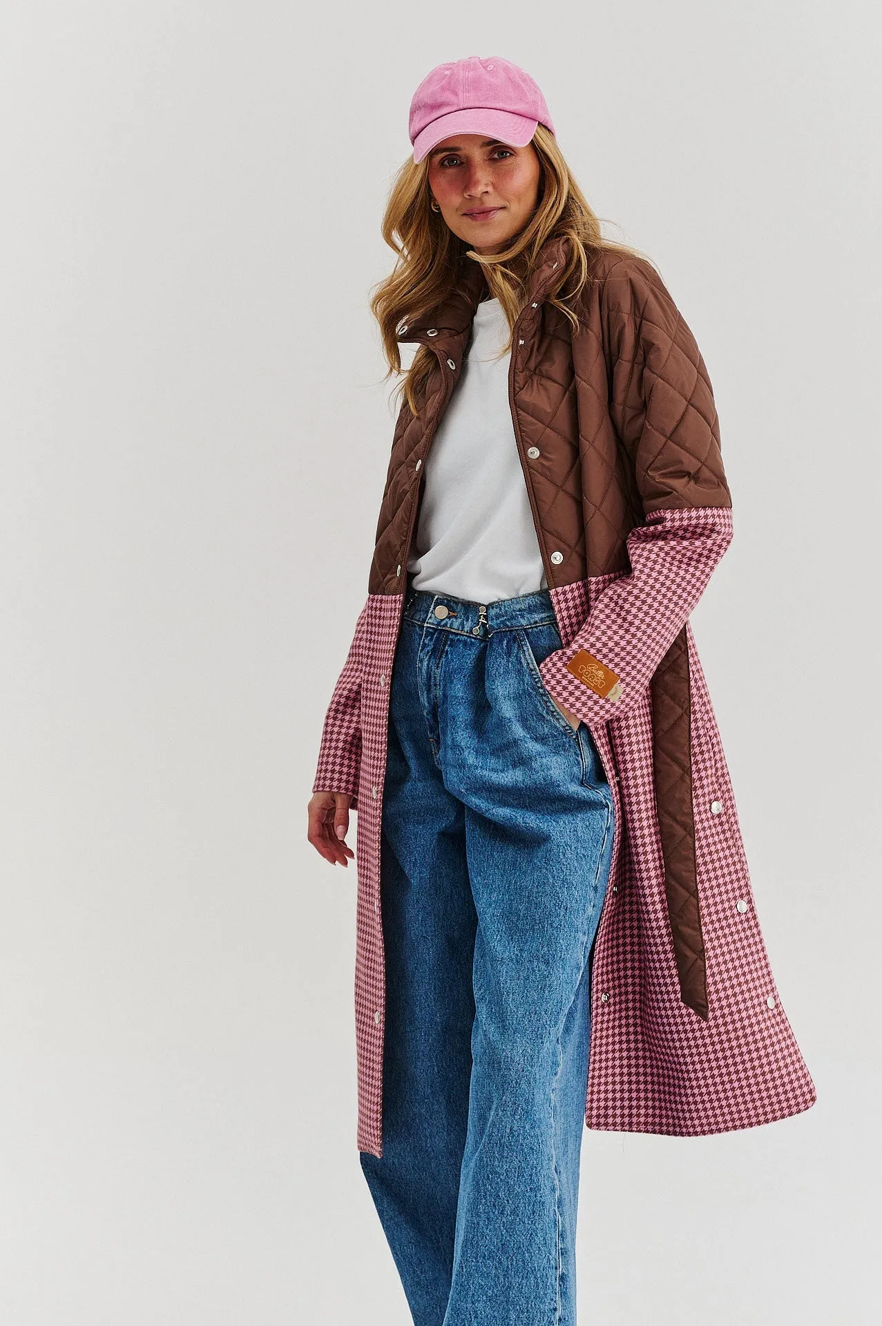 Harmony blended fabric coat