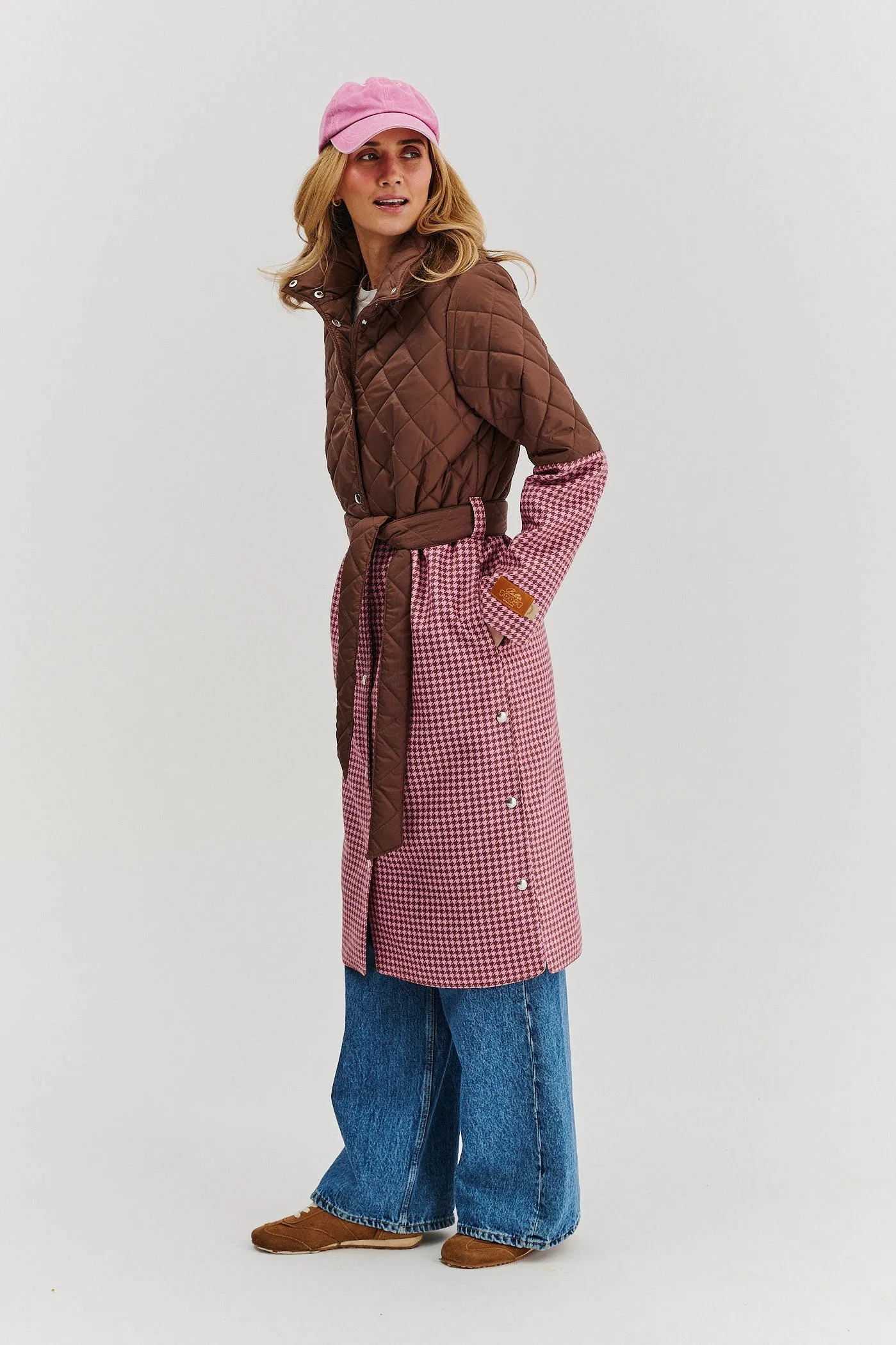 Harmony blended fabric coat