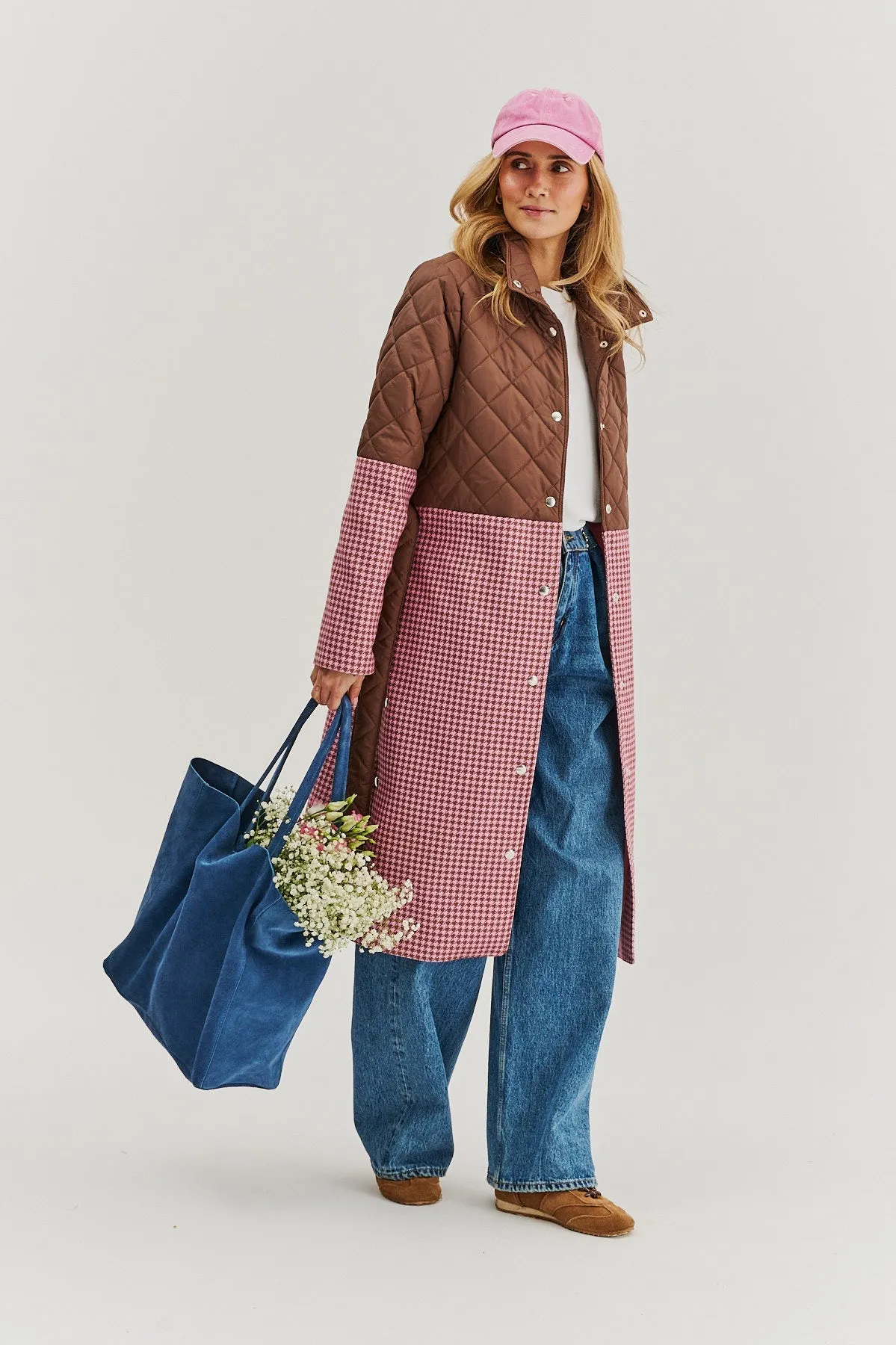 Harmony blended fabric coat