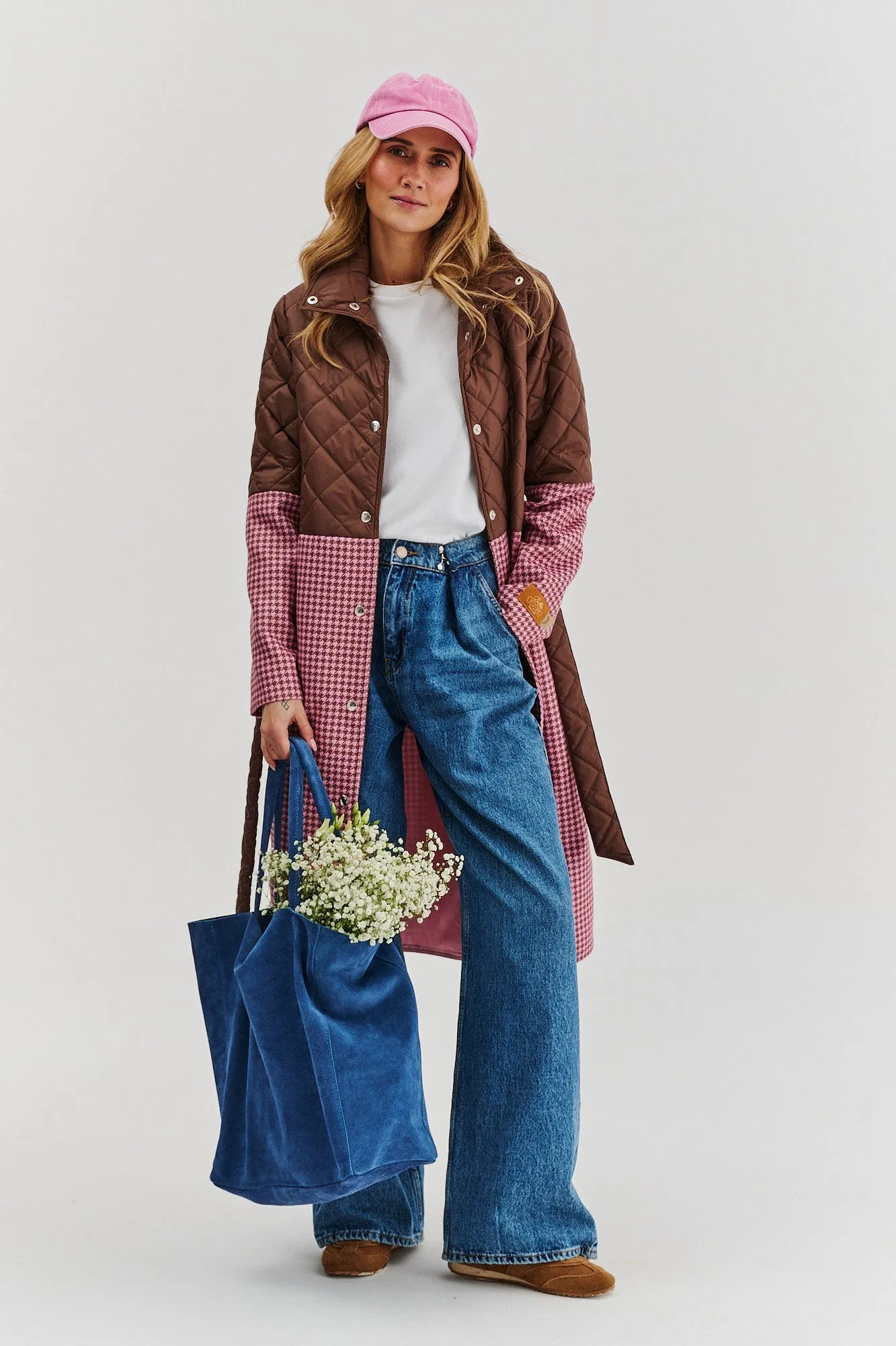 Harmony blended fabric coat
