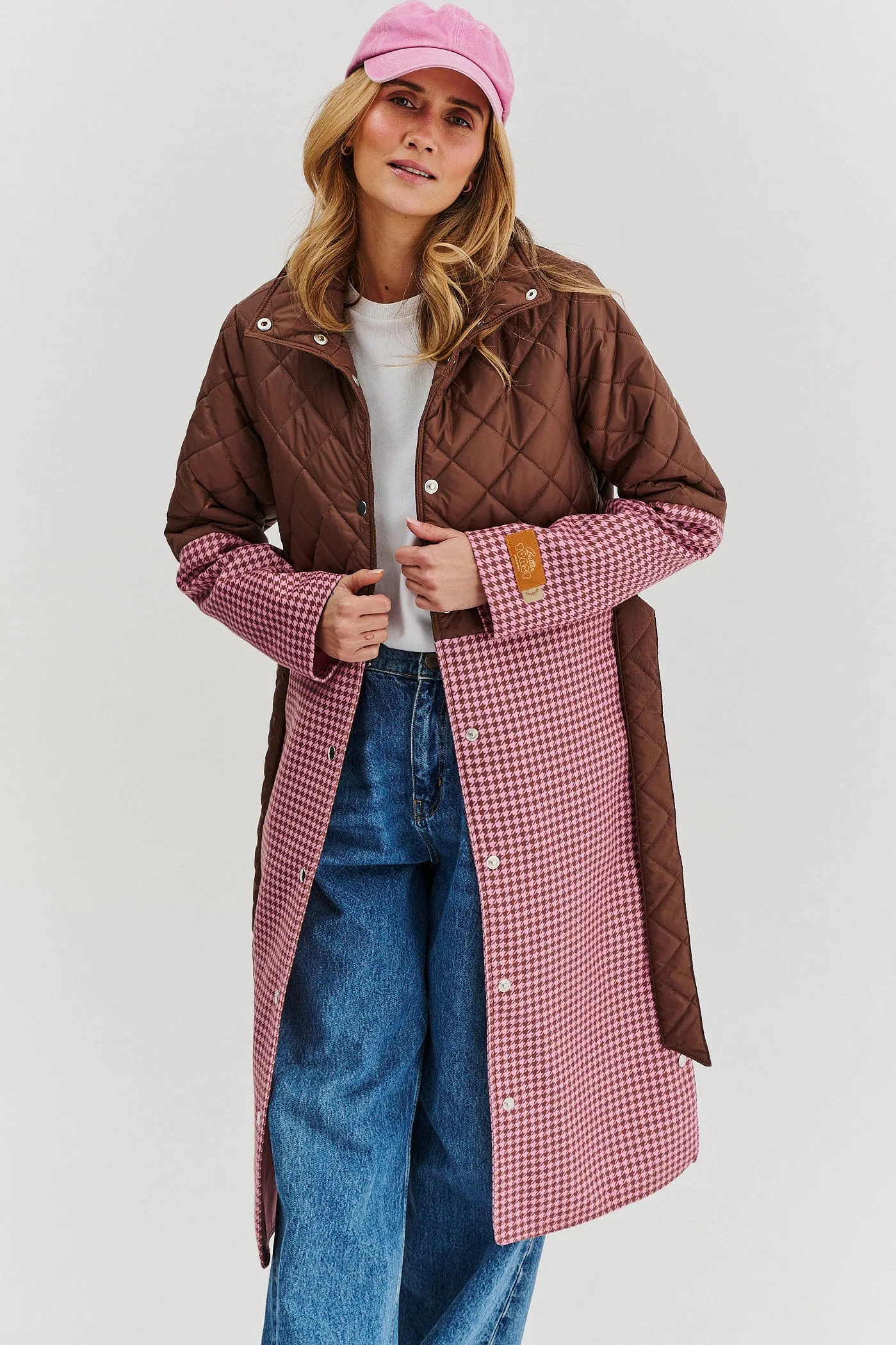 Harmony blended fabric coat