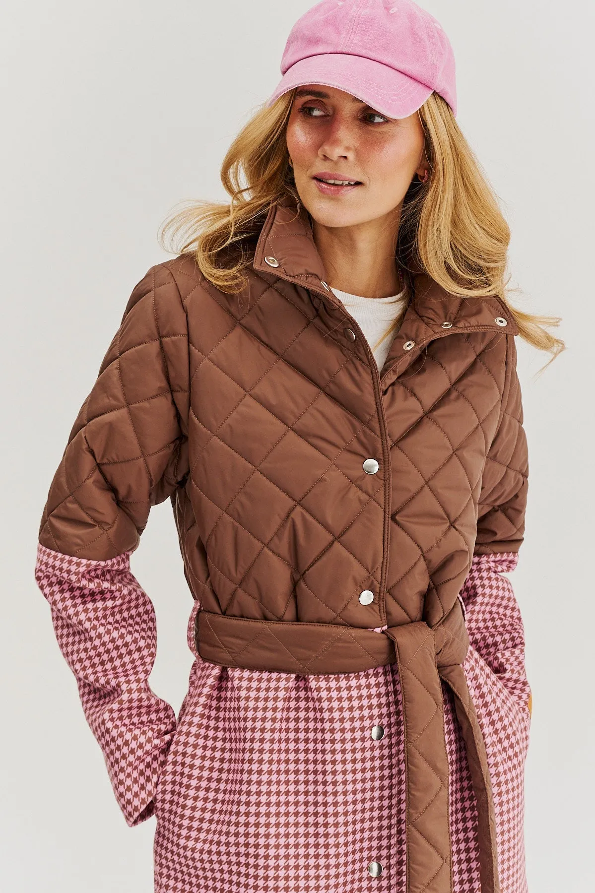 Harmony blended fabric coat