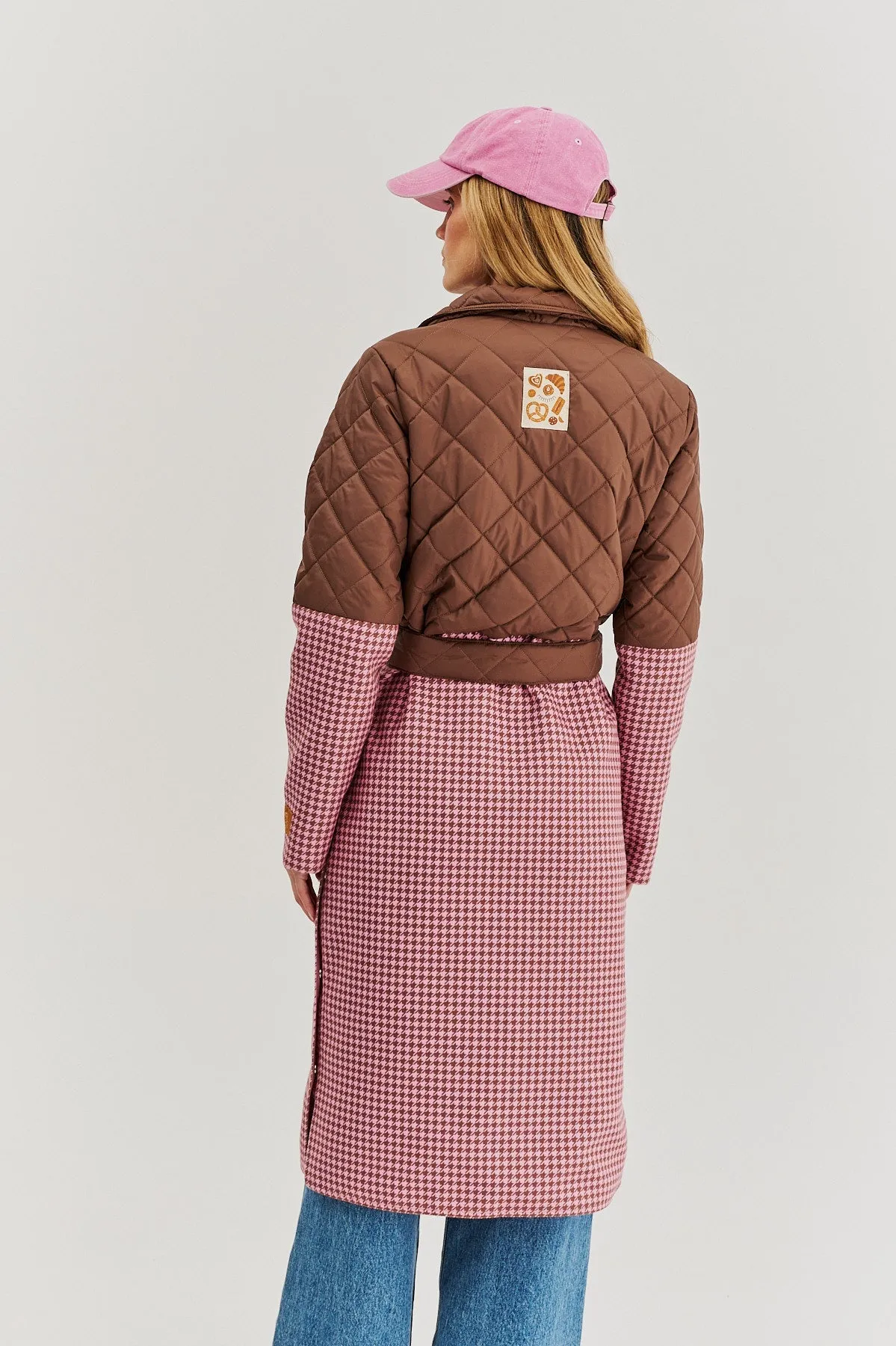 Harmony blended fabric coat