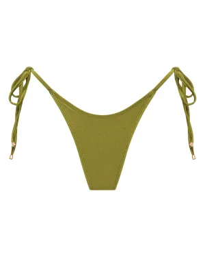 Hayman Thong Bikini Bottoms - Olive Green