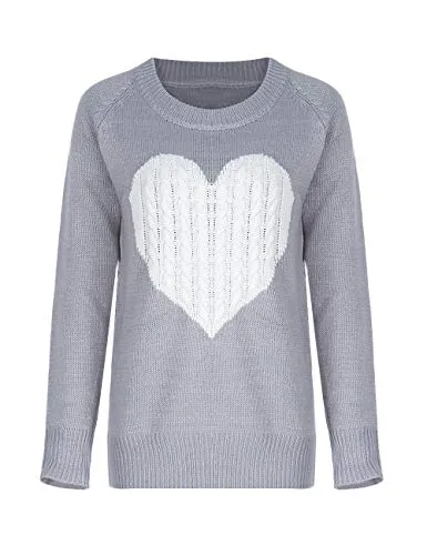 Heart Knitted Sweater