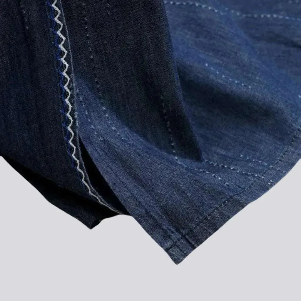 High-waist jean pants for ladies