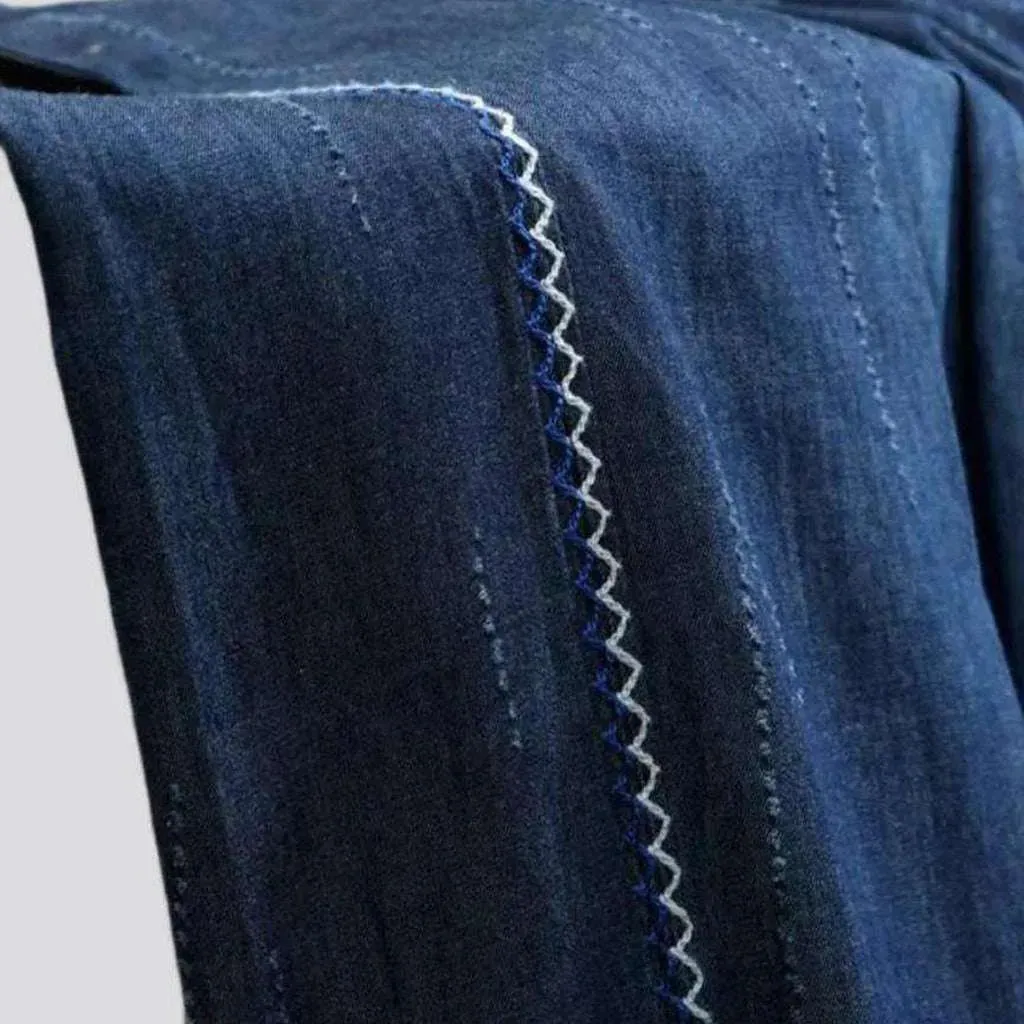 High-waist jean pants for ladies