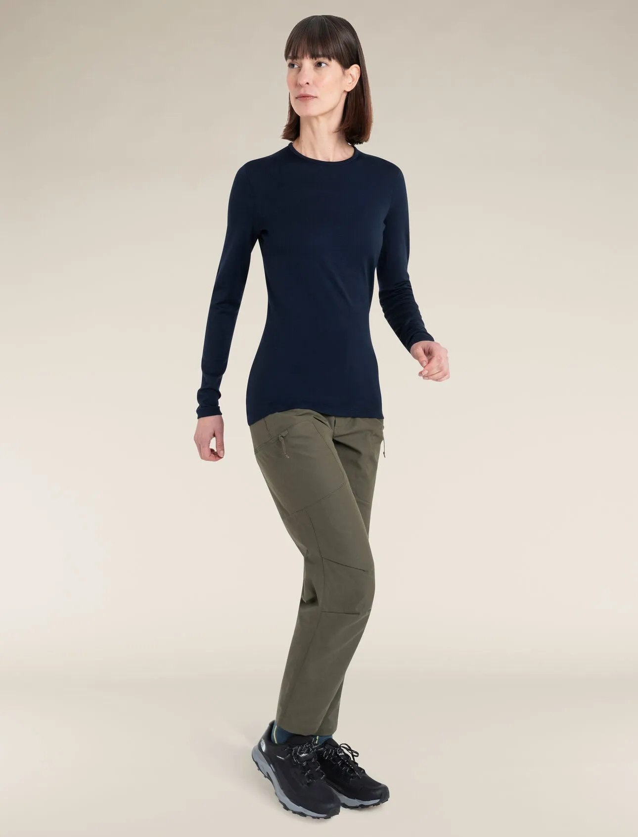Icebreaker Merino 260 Tech Long Sleeve Crew Neck (Women's)