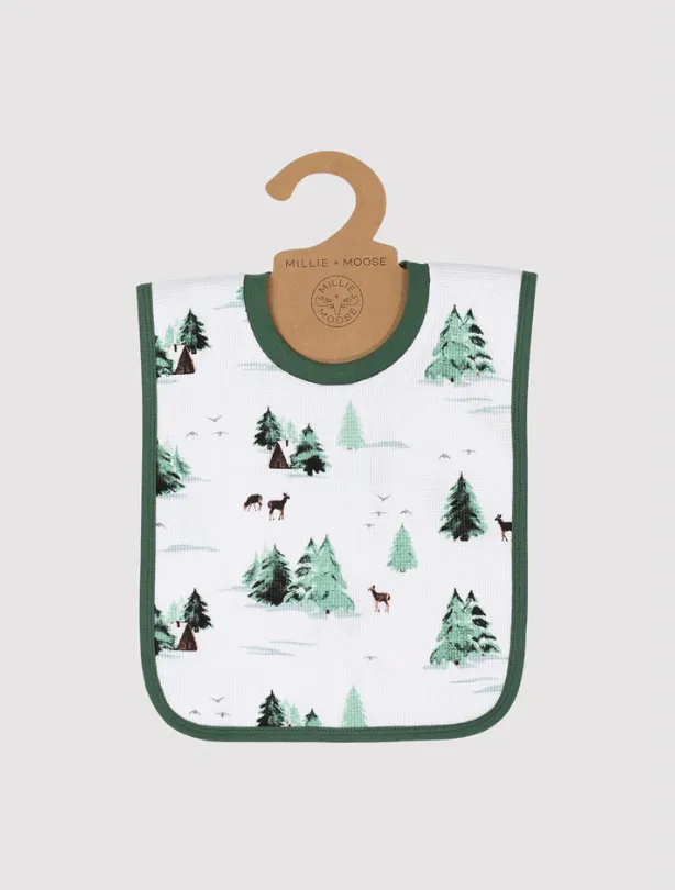 Infant Bib - Watercolor Trees