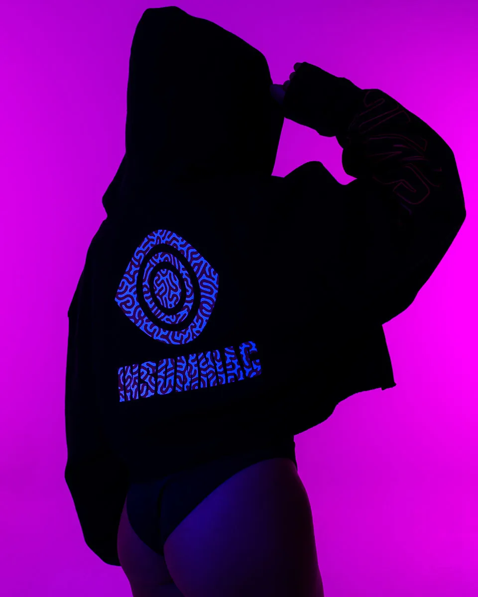 Insomniac Eye Guy Crop Hoodie
