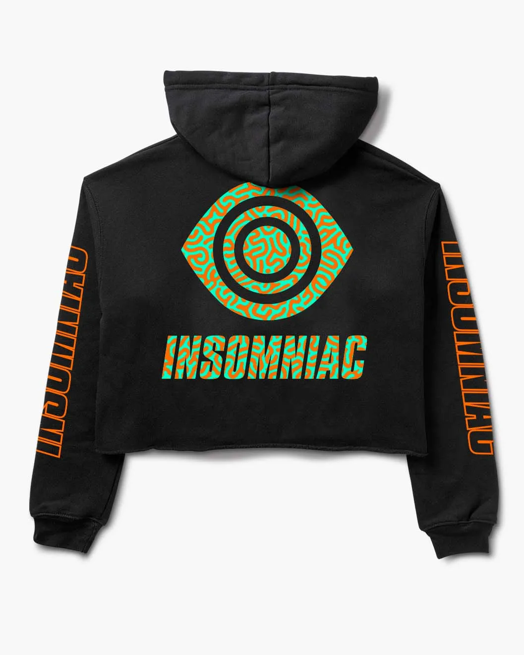 Insomniac Eye Guy Crop Hoodie