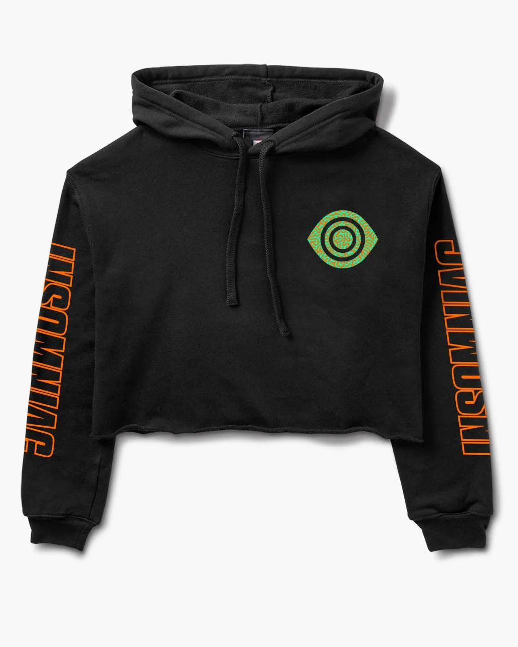 Insomniac Eye Guy Crop Hoodie