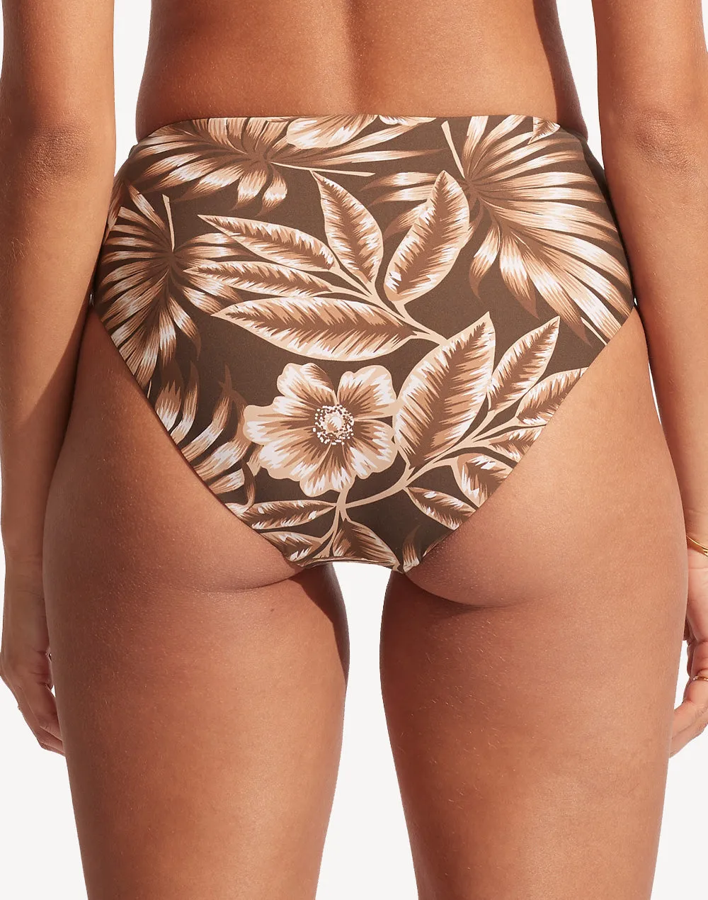 Island In The Sun High Waist Wrap Front Bikini Bottom