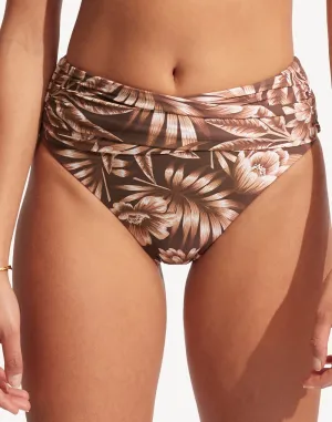Island In The Sun High Waist Wrap Front Bikini Bottom