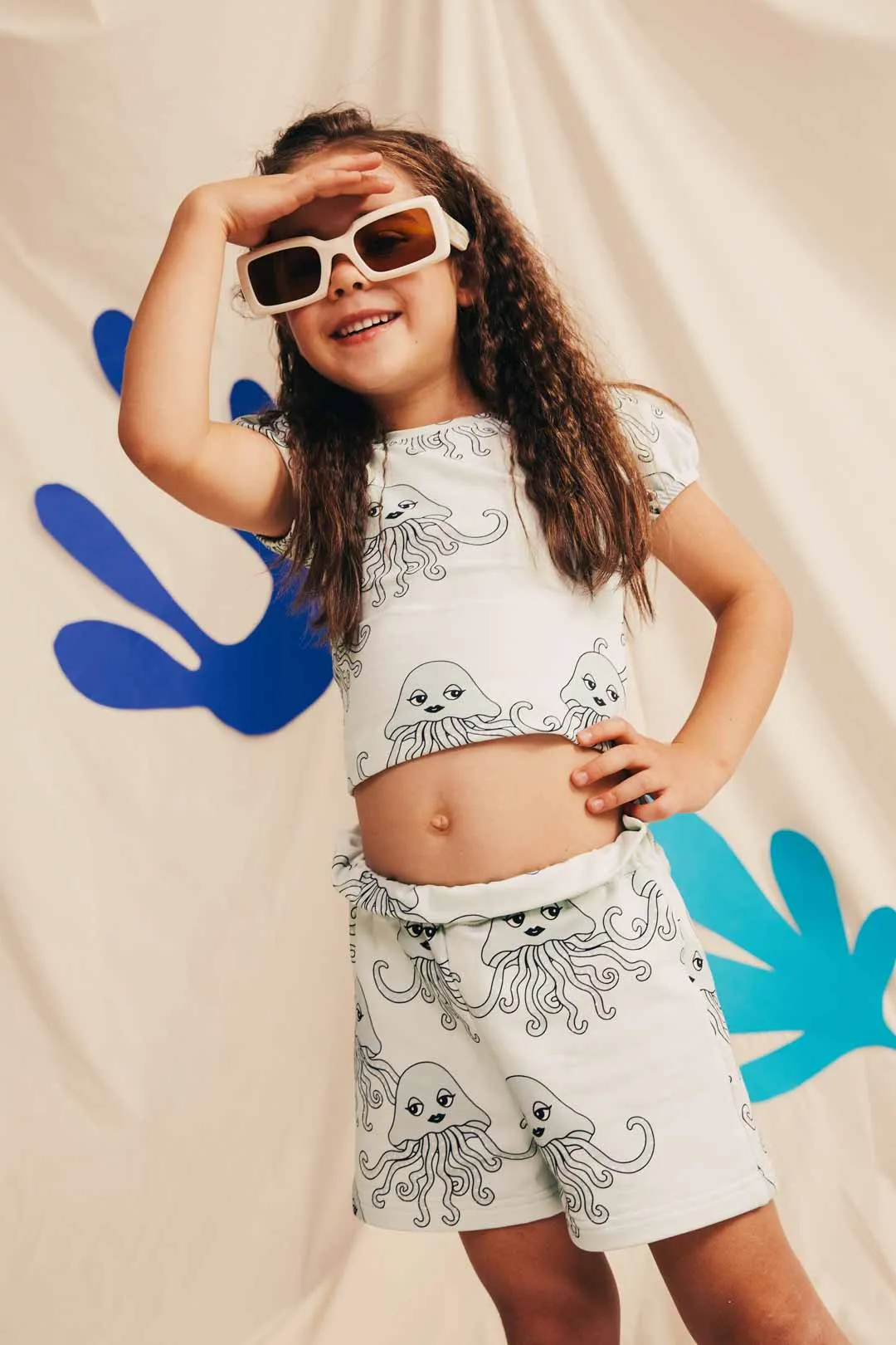 Jellyfish Mint Crop Top