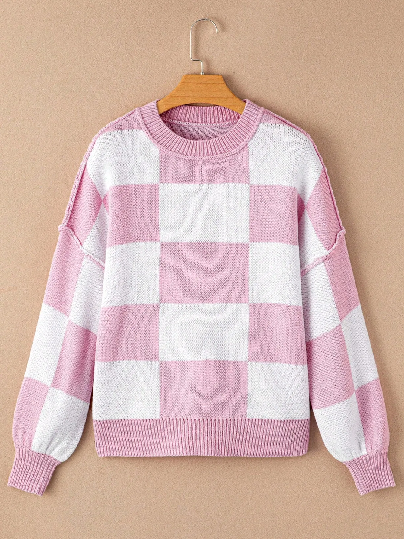 Jersey de manga de obispo a cuadros en Cherry Vibes CR