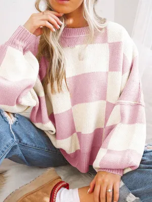 Jersey de manga de obispo a cuadros en Cherry Vibes CR